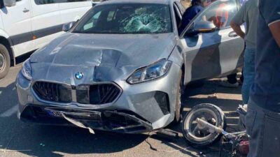 Şanlıurfa’nın Akçakale ilçesinde meydana gelen trafik kazasında, bir otomobil ile