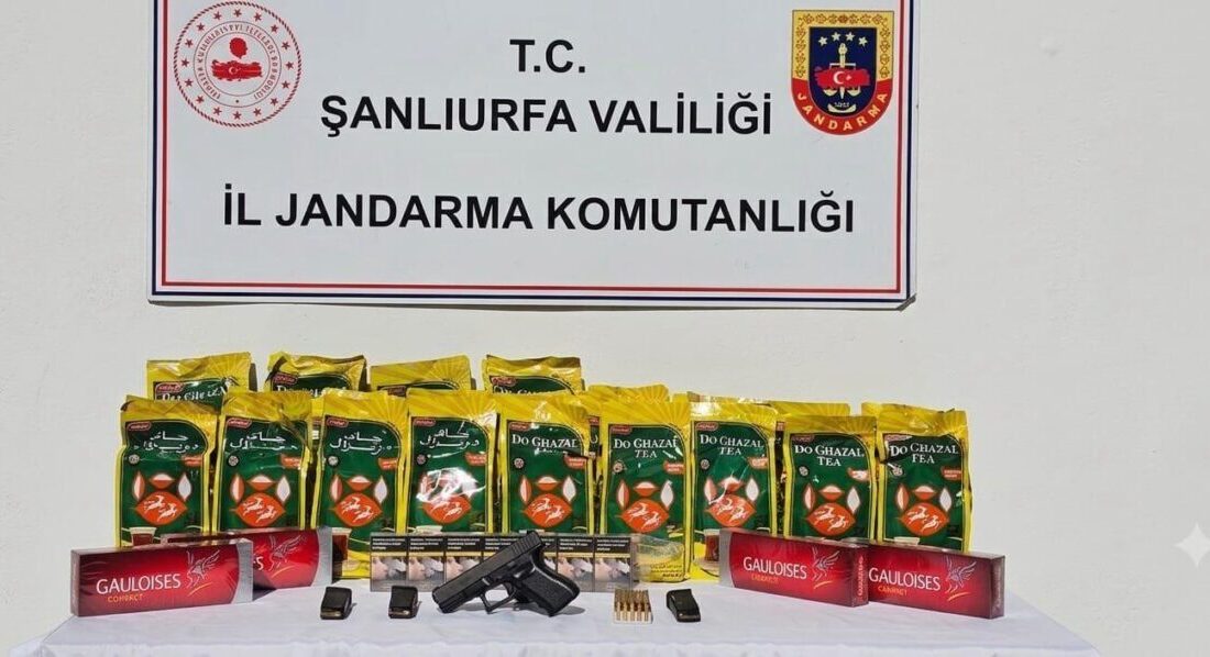 Şanlıurfa’nın Ceylanpınar ilçesinde gerçekleştirilen bir operasyonda ruhsatsız bir tabanca ile