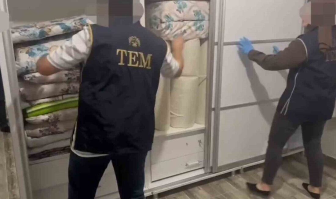 Şanlıurfa’da, polis ekipleri tarafından TKP-ML silahlı terör örgütüne yönelik düzenlenen