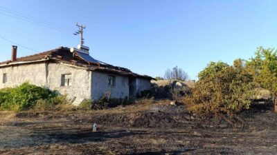 Manisa’nın Selendi ilçesinde bir ev ile yaklaşık 2 dönüm arazinin