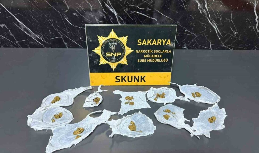 Sakarya’nın Serdivan ilçesinde gerçekleştirilen uyuşturucu operasyonunda yakalanan 2 şüpheliden biri