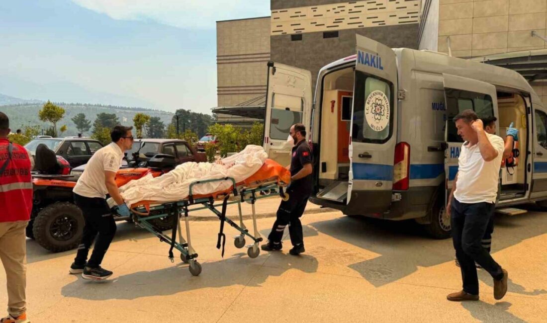 Muğla’nın Seydikemer ilçesindeki ormanlık alanda devam eden yangın nedeniyle Seydikemer