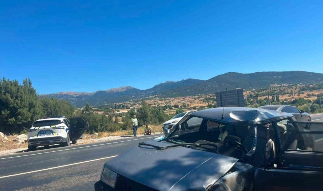 Muğla’nın Seydikemer ilçesinde meydana gelen trafik kazasında, bir otomobil ile