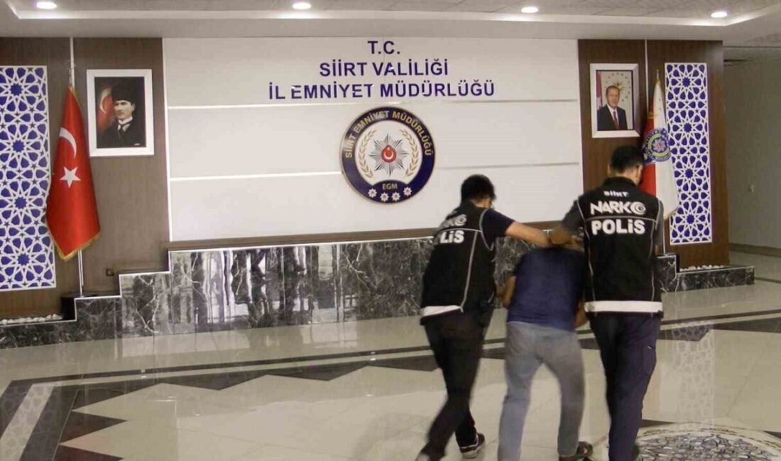 Siirt’te polis ekipleri tarafından gerçekleştirilen narkotik operasyonunda 170 kilogram kubar