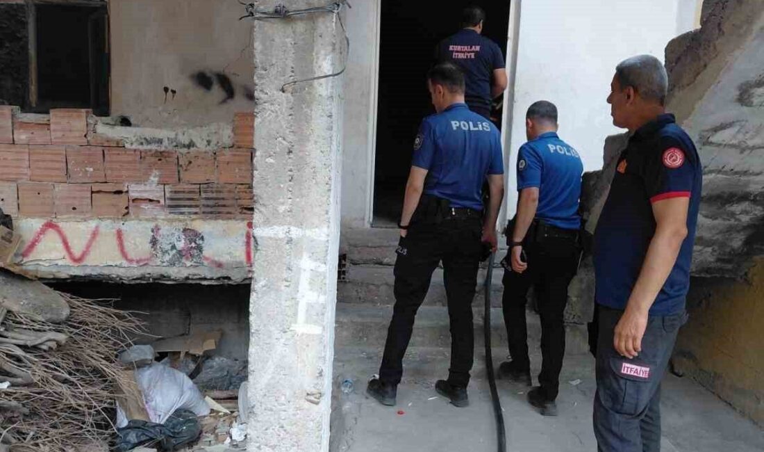 Siirt’in Kurtalan ilçesinde, Fırat Mahallesi’nde bulunan metruk bir binada meydana