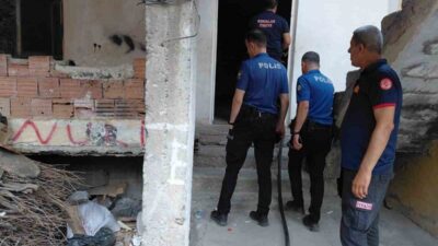 Siirt’in Kurtalan ilçesinde, Fırat Mahallesi’nde bulunan metruk bir binada meydana
