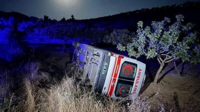 Pervari ilçesindeki bir hasta nakli sırasında meydana gelen kaza sonucu