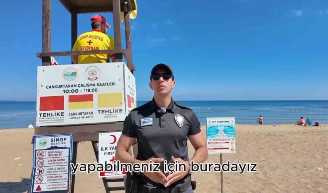 Sinop’ta, yaz sezonunun başlamasıyla birlikte deniz trafiğinde ve plajlardaki yoğunlukta