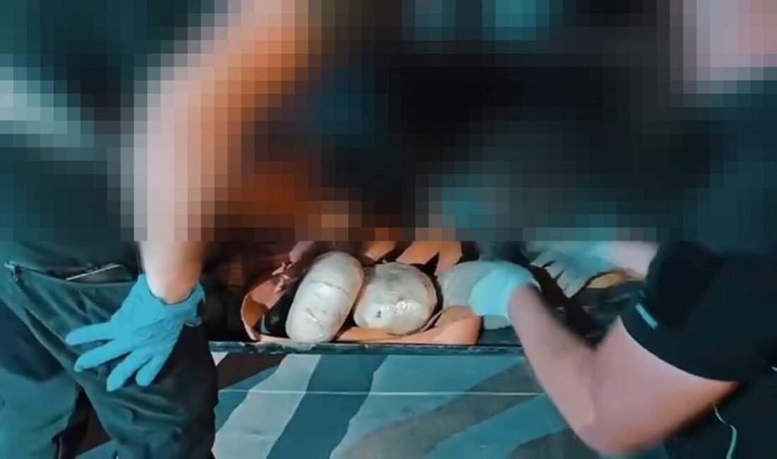 Şırnak’ın Cizre ilçesinde, İl Emniyet Müdürlüğü ekipleri tarafından durdurulan bir