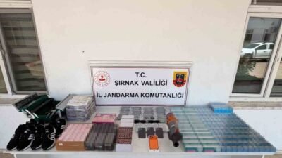 Şırnak’ta, İl Jandarma Komutanlığı ekiplerinin son bir hafta içinde gerçekleştirdiği