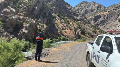 Şırnak’ta 27 yaşındaki Erkan Sak’ın, balık tutarken akıntıya kapılarak kaybolmasıyla