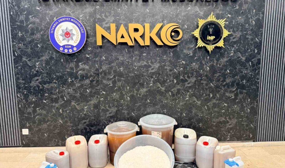 İstanbul Emniyet Müdürlüğü Narkotik Suçlarla Mücadele Şubesi ekipleri, Şişli’de gerçekleştirdikleri