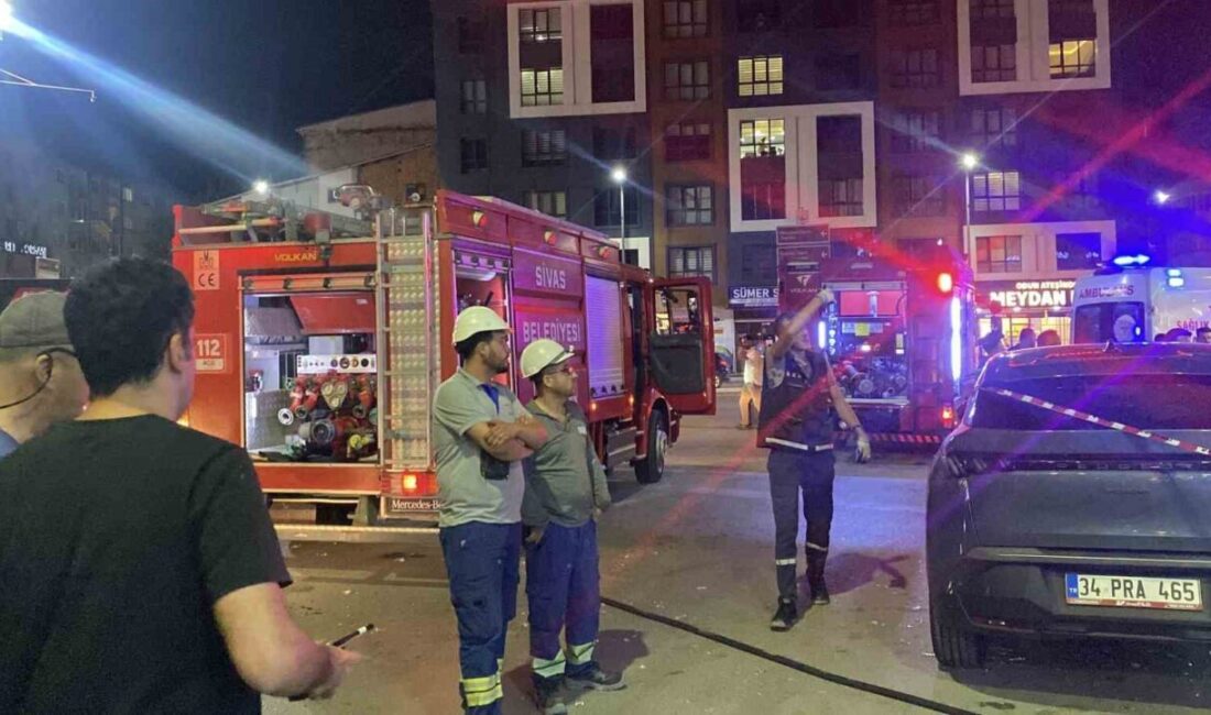 Sivas’ta bulunan bir tekel bayisinde meydana gelen patlama, çevrede paniğe