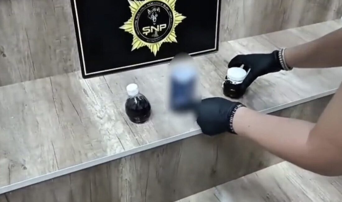 Şanlıurfa’nın Siverek ilçesinde gerçekleştirilen narkotik operasyonunda, özel bir düzenek içine