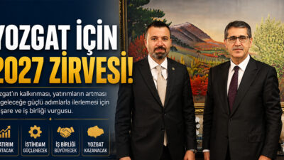 AK Parti Yozgat Milletvekili Süleyman Şahan, Yozgat’ın kalkınmasını hızlandıracak yeni
