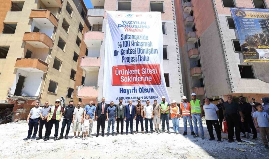 Sultangazi Belediyesi, kentsel dönüşüm projesi kapsamında 144 konutluk yeni bir