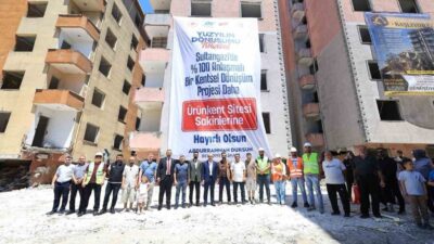 Sultangazi Belediyesi, kentsel dönüşüm projesi kapsamında 144 konutluk yeni bir