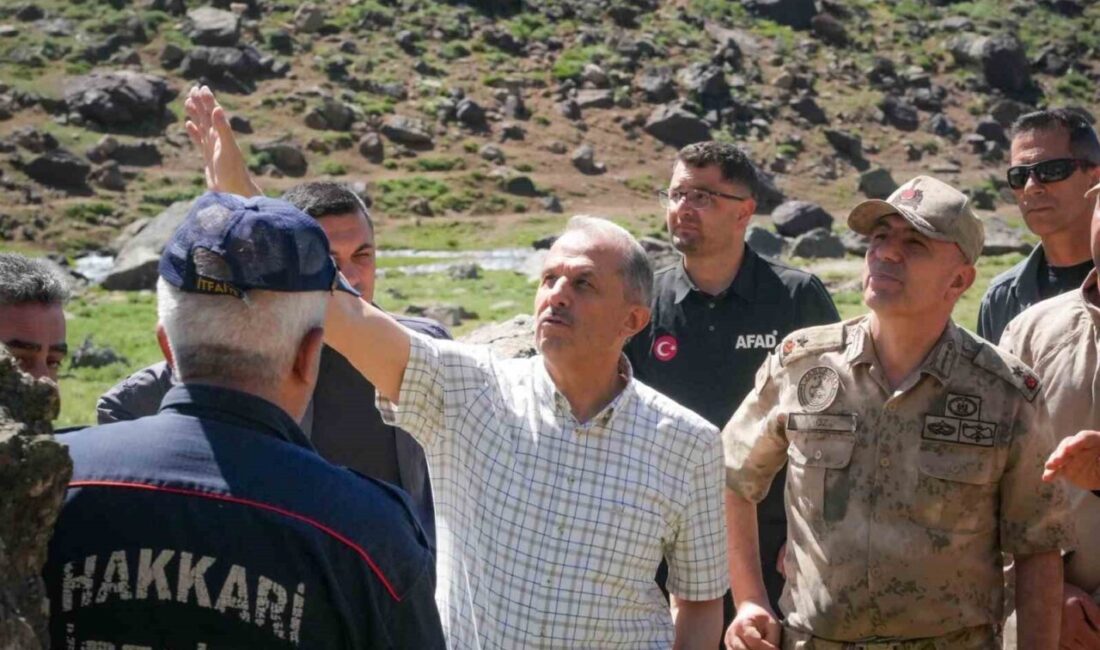 Hakkâri Valisi İbrahim Taşyapan, Süpha Dürek Dağı’na tırmanırken kaybolan dağcının