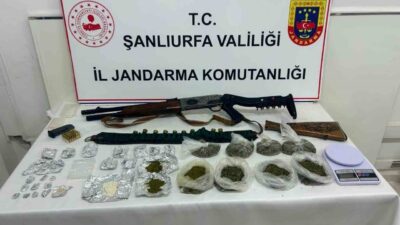 Suruç ilçesinde gerçekleştirilen uyuşturucu operasyonunda, jandarma ekipleri tarafından uyuşturucu ticareti