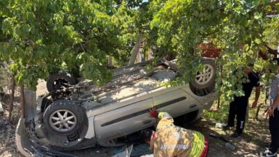 Hatay’ın Kırıkhan ilçesine bağlı Kurtlusoğuksu Mahallesi’nde meydana gelen trafik kazasında,