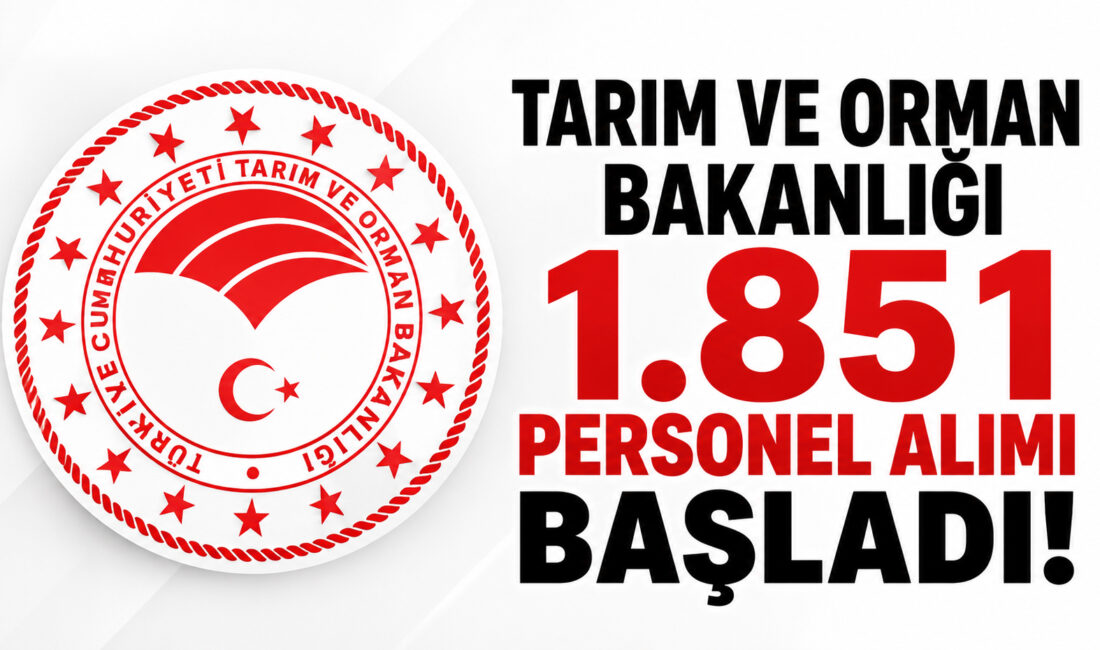 Tarım ve Orman Bakanlığı, taşra birimlerinde istihdam edilmek üzere 657