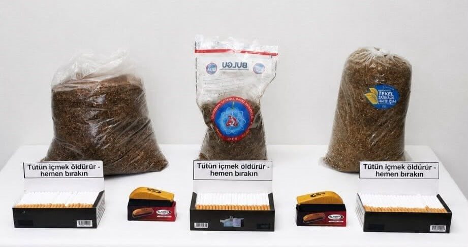 Hayrabolu ilçesinde jandarma ekipleri tarafından durdurulan bir araçta yapılan aramada