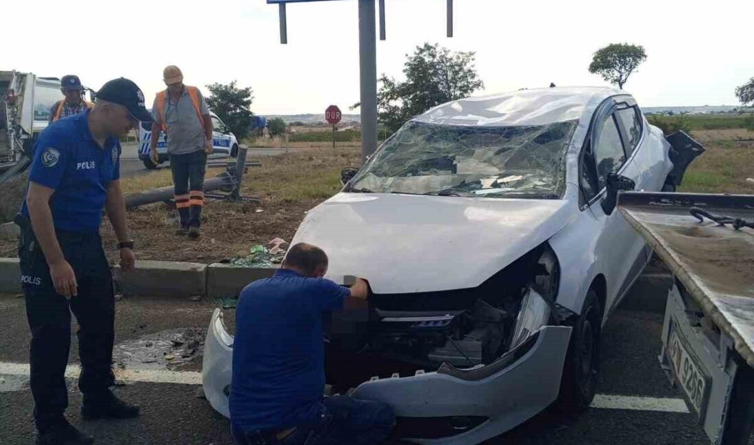 Tekirdağ’ın Muratlı ilçesinde bir trafik kazası meydana geldi ve bu