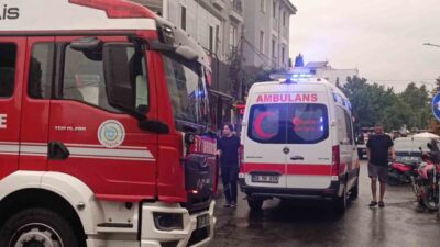 Tekirdağ’ın Süleymanpaşa ilçesinde bir işletmeden yükselen yoğun duman, çevrede endişeye