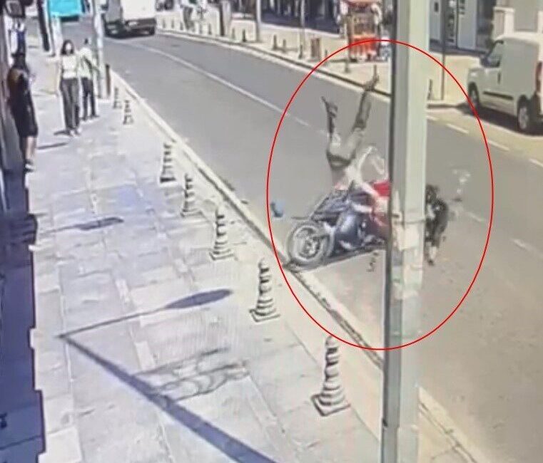 Çorlu ilçesinde meydana gelen kaza, bir yayanın çevre kontrolü yapmadan
