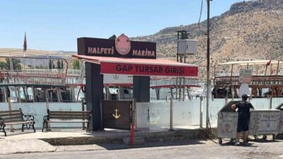 Halfeti ilçesindeki marina bölgesinde tekne ücreti yüzünden çıktığı iddia edilen
