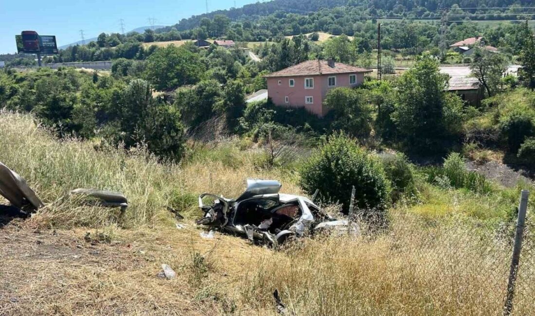 Bolu’da, TEM Otoyolu’nda meydana gelen trafik kazasında bir kişi hayatını