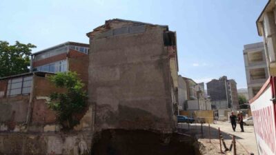Malatya’nın Battalgazi ilçesinde, Büyük Hüseyin Bey Mahallesi’nde bulunan bir inşaat