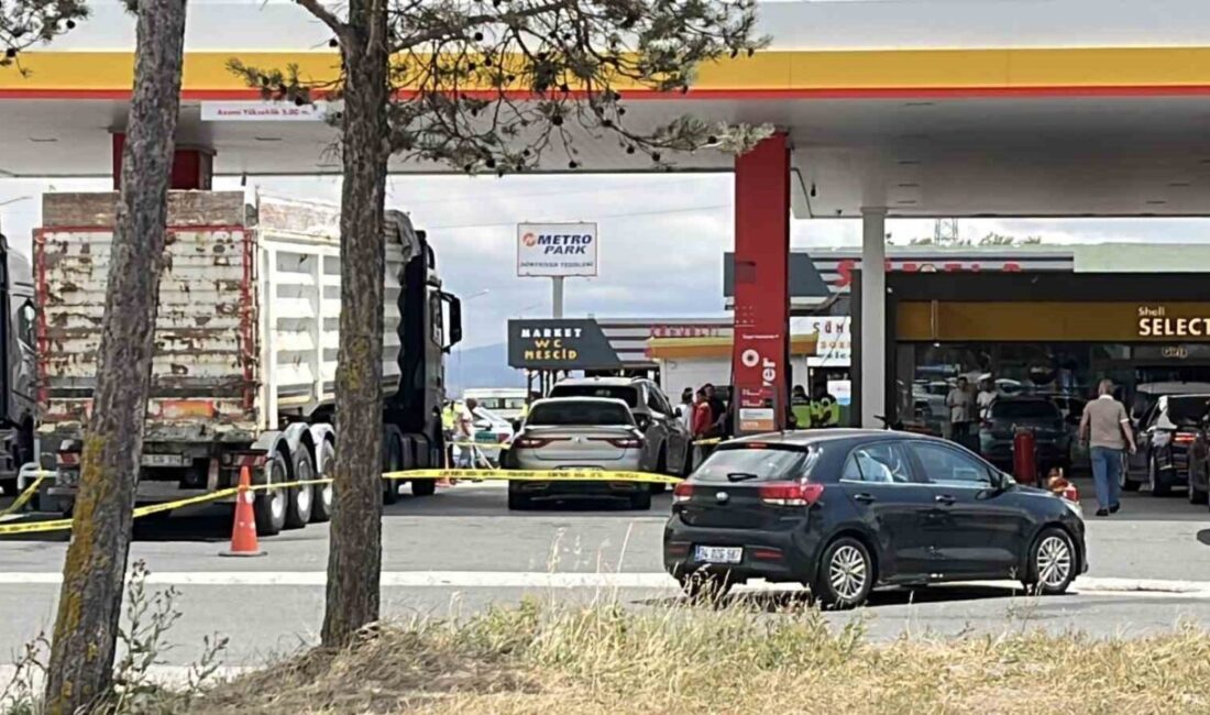 Bir akaryakıt istasyonunda yaşanan olayda, Bolu’nun Dörtdivan ilçesinde bir gurbetçi