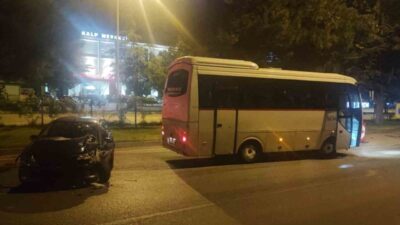 Isparta’da meydana gelen kazada, sarhoş bir sürücünün kullandığı araç, bir