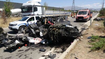 Malatya’da meydana gelen feci kazada, bir kişi yaralandı. Kaza, Yeşilyurt