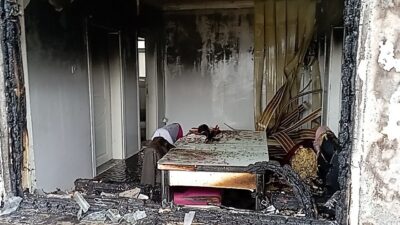 Tokat’ın Yeşilyurt ilçesindeki bir evde çıkan yangın sonucunda ev kullanılamaz