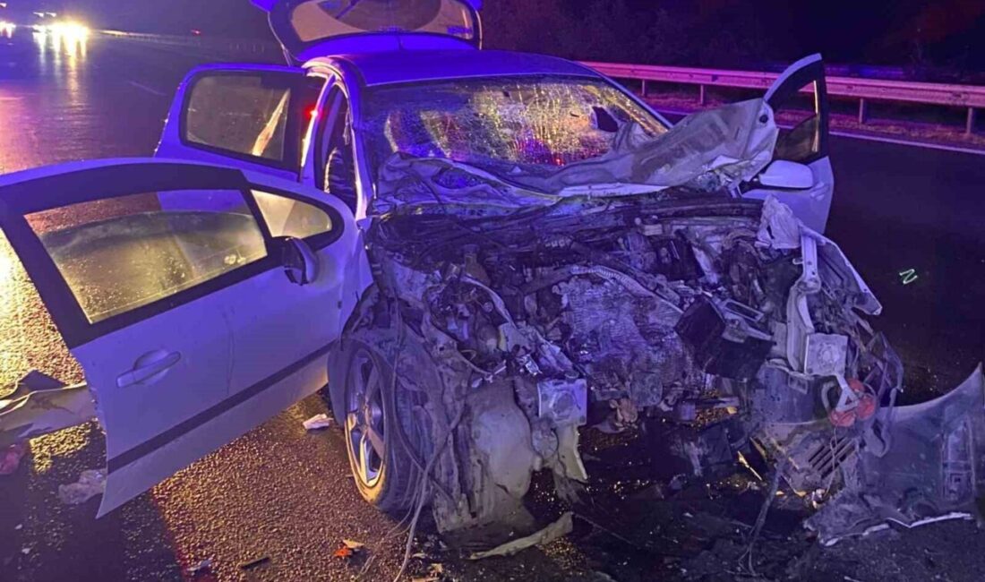 Aydın-İzmir otoyolunda meydana gelen trafik kazasında bir kişi hayatını kaybetti.