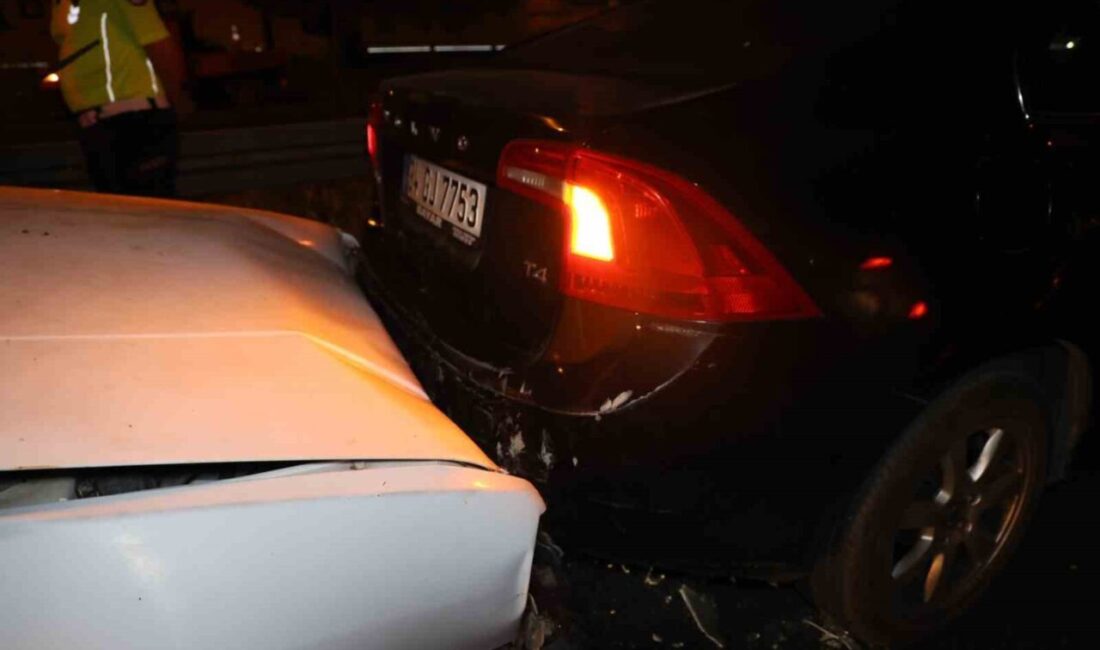 Nevşehir’de yaşanan trafik kazası, selektör ve korna nedeniyle başlayan bir