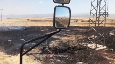 Tunceli’de, Bağsuyu köyünde çıkan yangın, köylülerin hızlı müdahalesiyle kontrol altına