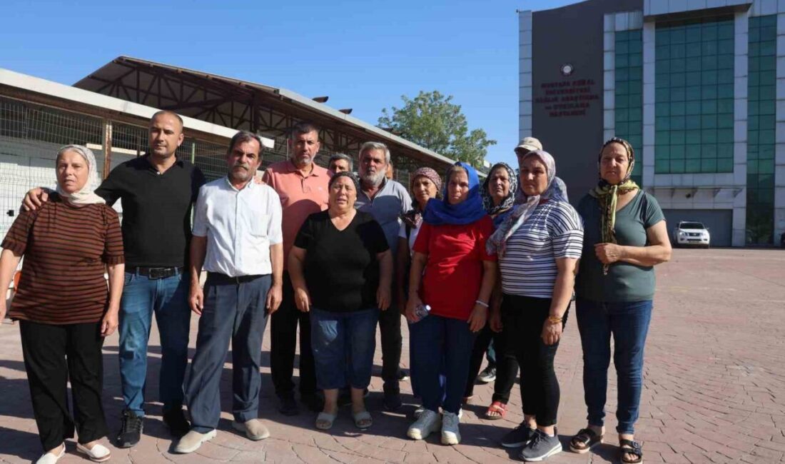 Hatay’da Mustafa Kemal Üniversitesi Eğitim Araştırma Hastanesi morgunda yaşanan cenaze