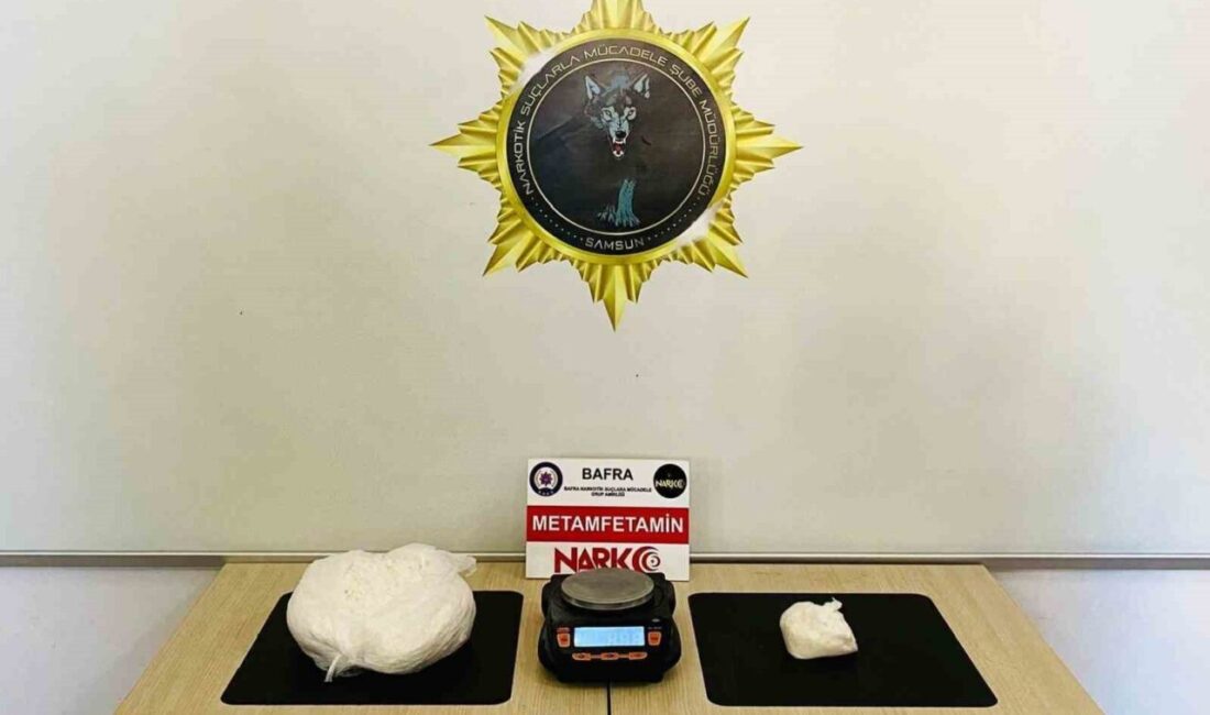 Samsun’un Bafra ilçesinde geçtiğimiz yıl gerçekleşen uyuşturucu operasyonunda 1 kilo