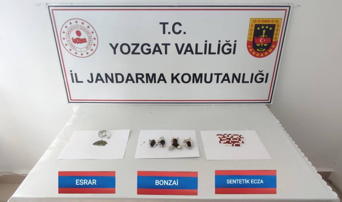 Yozgat’ta jandarma ekiplerinin uyuşturucu satıcılarına yönelik amansız mücadelesi hız kesmeden