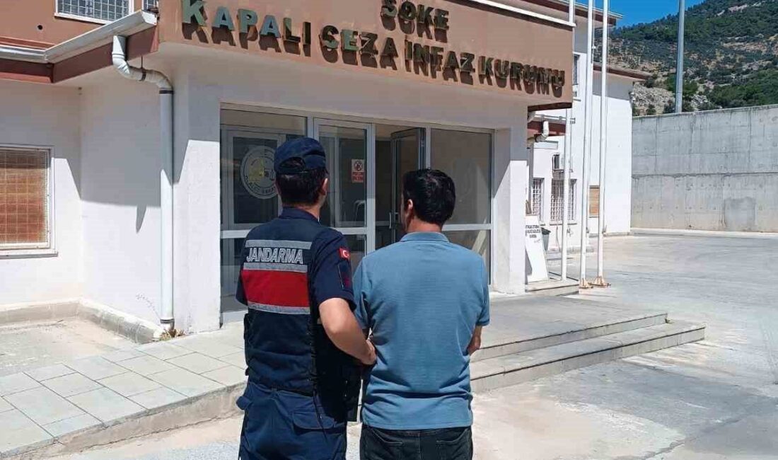 Söke ilçesinde uyuşturucu suçundan aranan bir şahıs, jandarma ekiplerince gerçekleştirilen