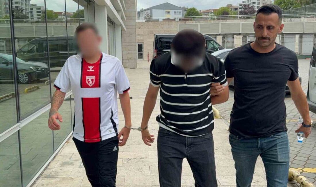 Samsun’da uyuşturucu ticaretiyle ilgili operasyon düzenleyen polis ekipleri, 2 kişiyi