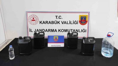 Karabük ilinde Jandarma ekipleri tarafından düzenlenen iki farklı operasyonda 598