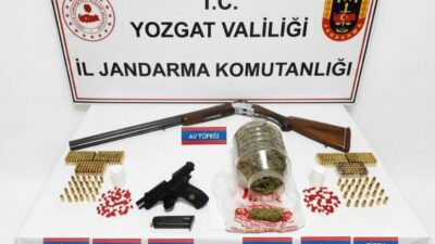 Yozgat İl Jandarma Komutanlığınca uyuşturucu madde ile mücadele kapsamında yürütülen