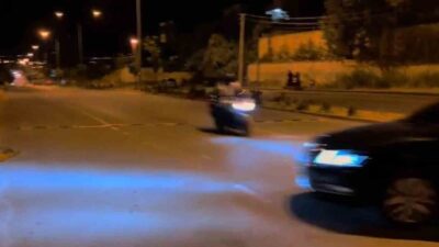 Kırıkkale’de kaydedilen video görüntülerine göre, dün gece Osmangazi Mahallesi Doğu