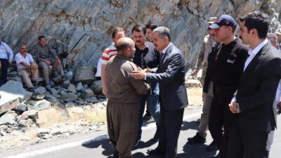 Şırnak’ın Beytüşşebap ilçesinde balık tutarken Habur Çayı’na düşen ve akıntıya