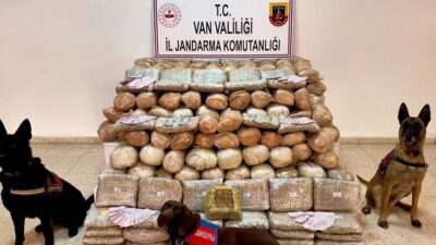 Van’da gerçekleştirilen jandarma operasyonunda 333 kilogram skunk maddesi bulundu ve