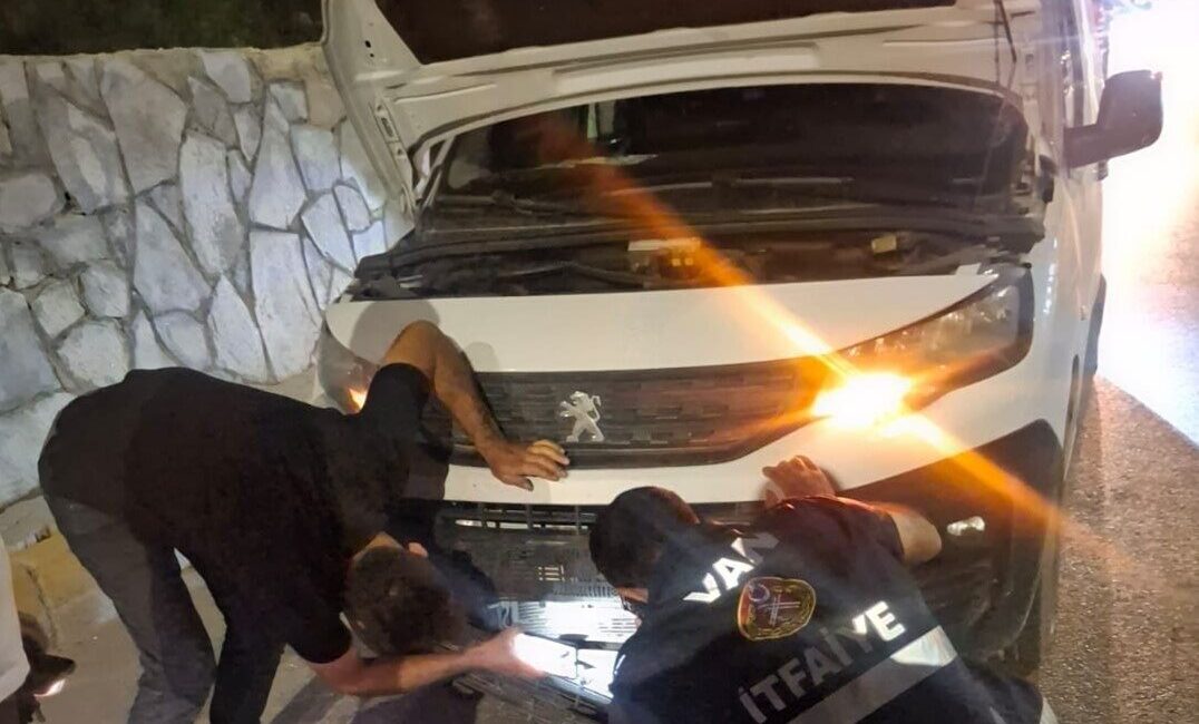 Van’ın Edremit ilçesinde seyir halindeki bir kamyonetin çarpması sonucu altında